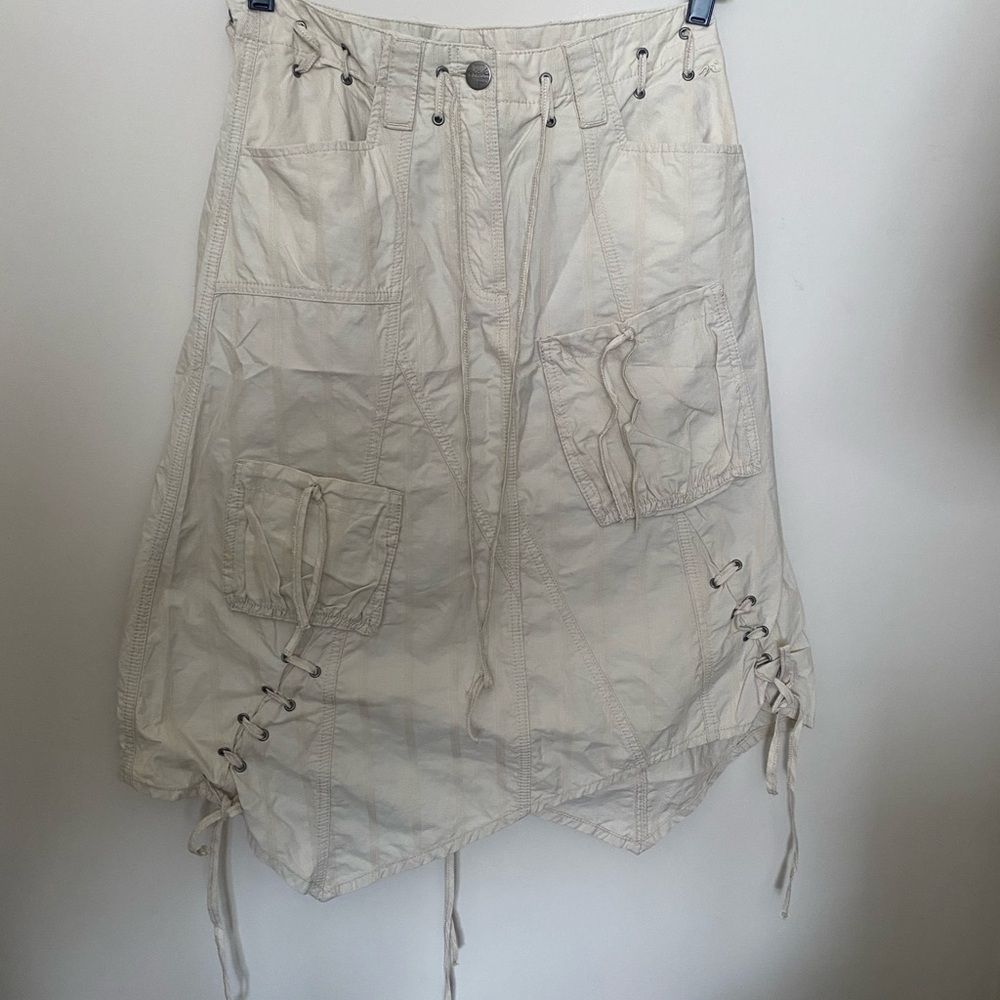vintage y2k cargo skirt
